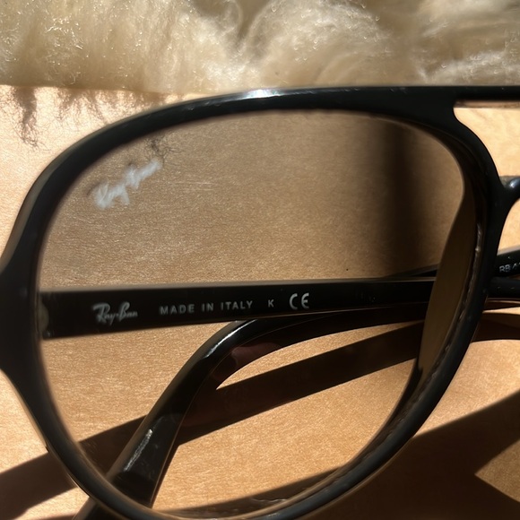 Rayban Black Aviator Sunglasses - Picture 5 of 6